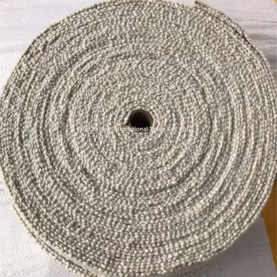 Tessuto resistente al calore/Panno in fibra ceramica refrattaria/Nastro in fibra ceramica biosolubile/Prodotti